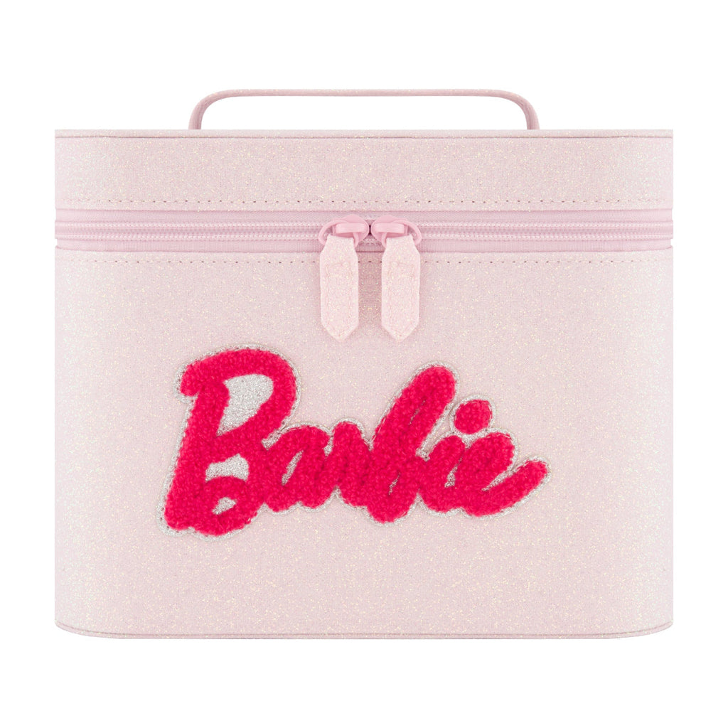 Barbie Pink Cosmetic Case with Mirror Ful Luggage