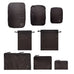 Compression Cubes & Packing Bags Set, 8-pack, Black Bag-all
