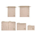 Packing Bags Set in Recycled Nylon, 5-pack, Taupe Bag-all
