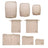 Compression Cubes & Packing Bags Set, 8-pack, Taupe Bag-all