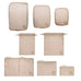 Compression Cubes & Packing Bags Set, 8-pack, Taupe Bag-all