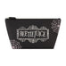 Beetlejuice Logo Spiderweb Black Cosmetic Bag Ful Luggage