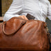 Benjamin Leather Duffle Bag Mission Mercantile Leather Goods