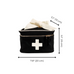 Meds and First Aid Storage Box, Black Bag-all