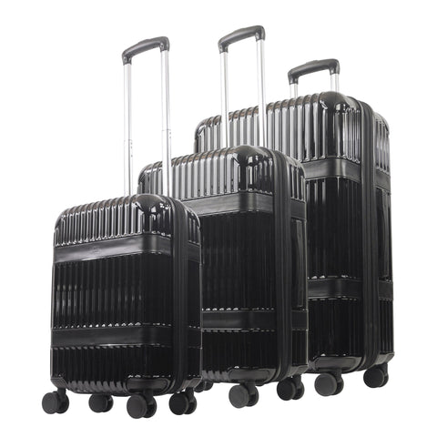 Martha Stewart The Bedford 3-Piece Hardcase Luggage Set Ful Luggage