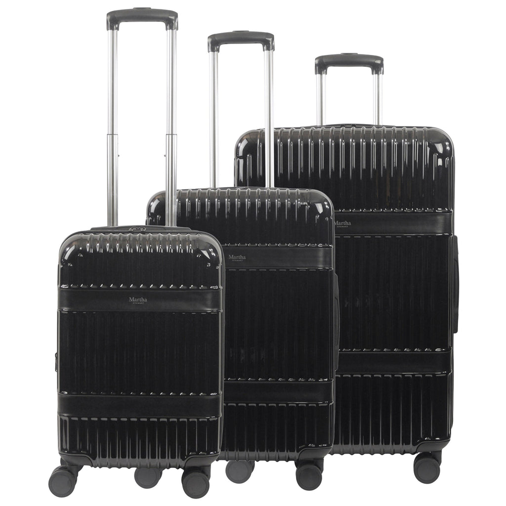 Martha Stewart The Bedford 3-Piece Hardcase Luggage Set Ful Luggage