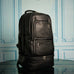 Black Leather Signature Bag Set (Signature Backpack and Duffle Bag) Sole Premise