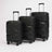 Black Hardcase Roller Luggage Set (28', 24' and 20') Sole Premise