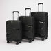 Black Hardcase Roller Luggage Set (28', 24' and 20') Sole Premise