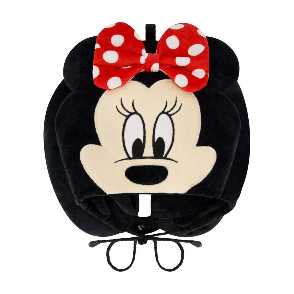 Disney Minnie Mouse Travel Neck Pillow Hoodie, Black Ful Luggage
