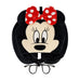 Disney Minnie Mouse Travel Neck Pillow Hoodie, Black Ful Luggage