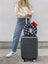 Hello Kitty Pose All Over 22" Hard-Sided Luggage Black Ful Luggage