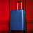 24-inch Blue Hardcase Roller Luggage Sole Premise