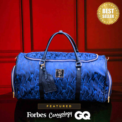 Blue Camo Weekender Duffle Bag Sole Premise