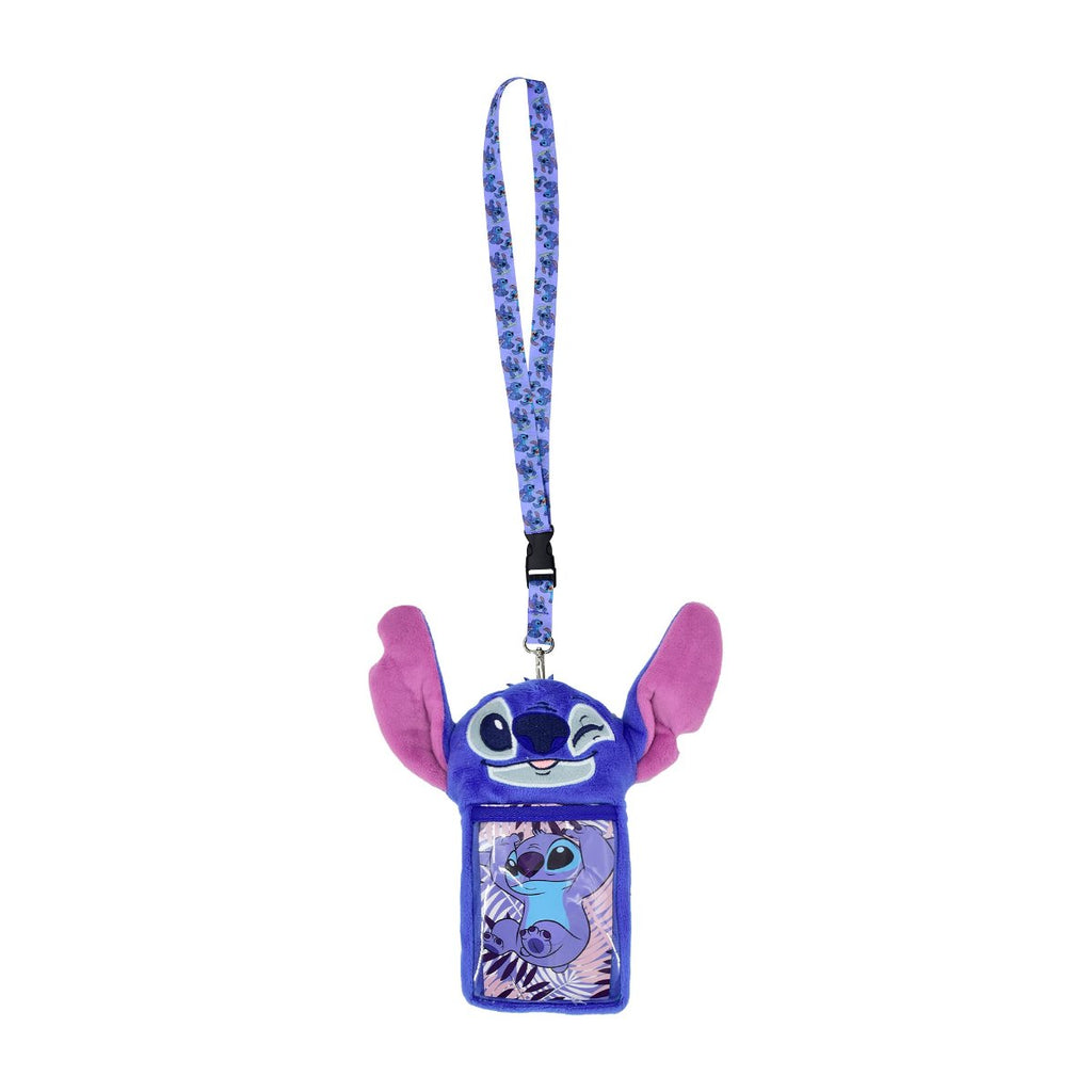 Disney Stitch Plush Lanyard, ID Card and Badge Holder Ful Luggage