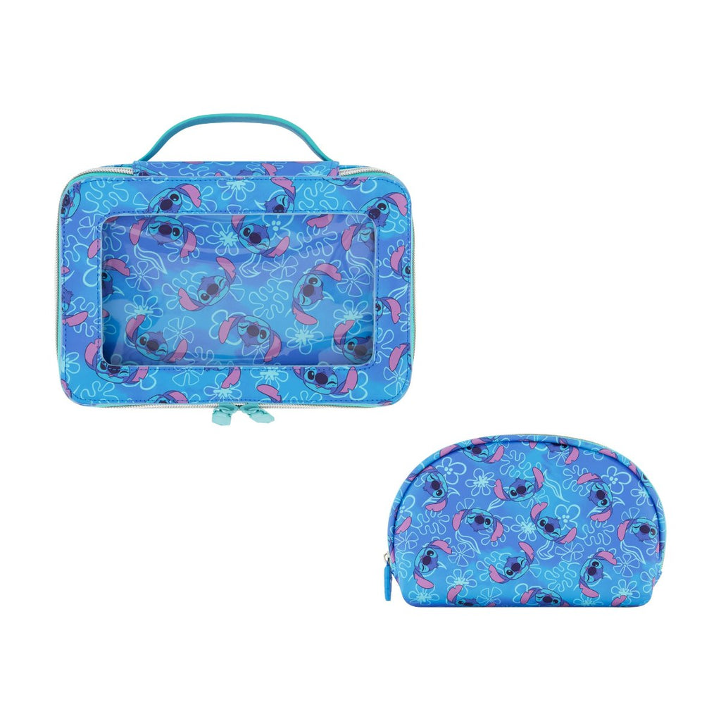 Disney Stitch 2-Piece Travel Cosmetic Case Set Ful Luggage