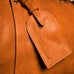 Brown Tumbled Leather Duffle Bag Sole Premise