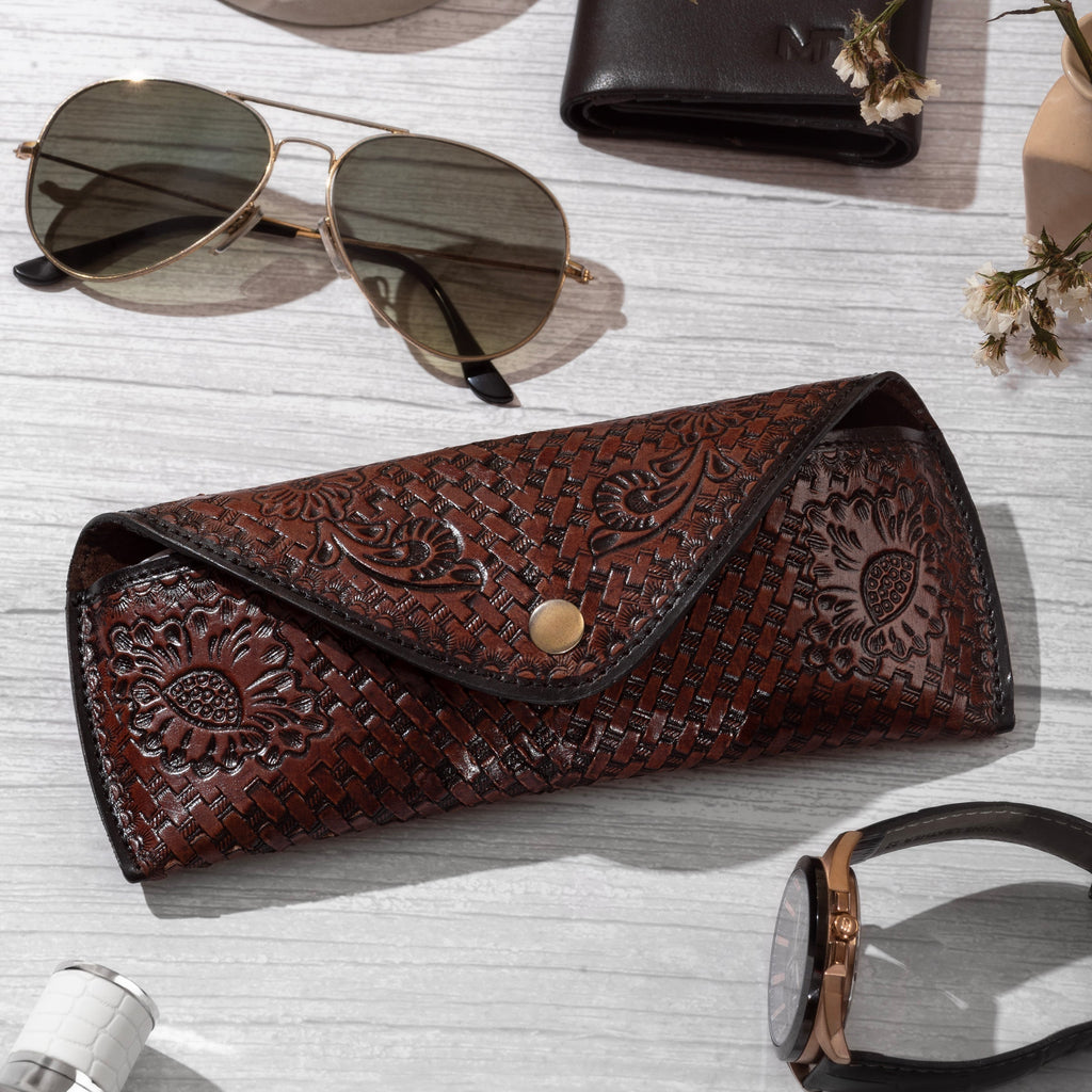 Designer Sunglasses Leather Case Classy Leather Bags