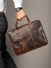 Harbor Laptop Briefcase, Brown Classy Leather Bags