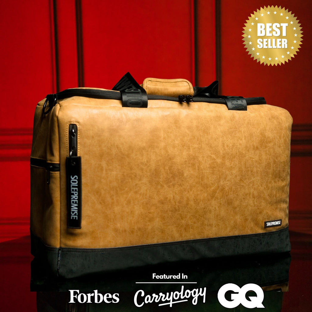 Brown Leather Sneaker Duffle Sole Premise