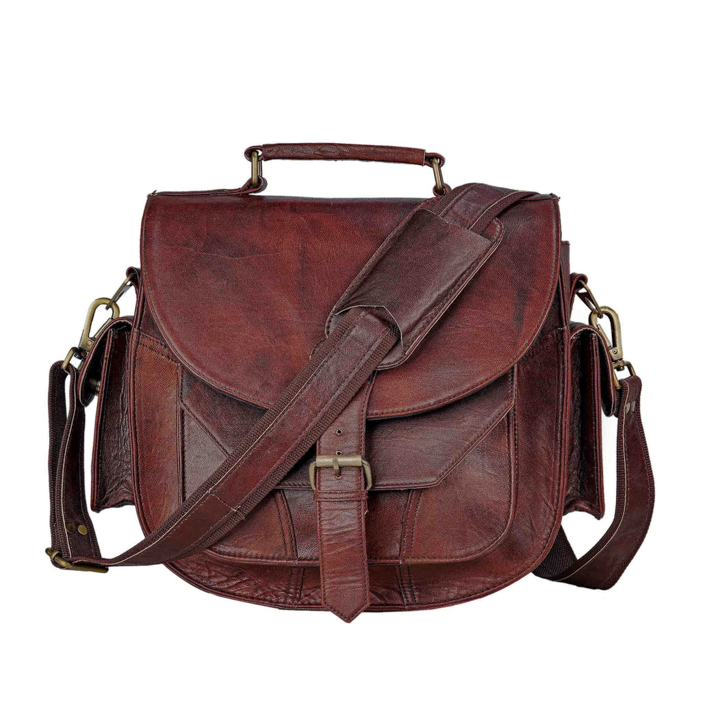 The Philippe Halsman Camera Satchel Classy Leather Bags