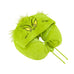 Grinch Face Hooded Fur Neck Pillow Ful Luggage