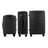 IZOD Camellia Premium Lightweight ABS 3 Piece Luggage Set - 20", 24", 28" with 360° Dual Spinning Wheels and Combo Lock Izod