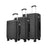 IZOD Camellia Premium Lightweight ABS 3 Piece Luggage Set - 20", 24", 28" with 360° Dual Spinning Wheels and Combo Lock Izod
