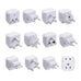 International Travel Adapter Plug Set - 11 pcs 2 in 1 Compact (CT-11PK) Ceptics