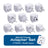 International Travel Adapter Plug Set - 11 pcs 2 in 1 Compact (CT-11PK) Ceptics