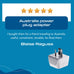 Australia, China Travel Adapter - Type I - Ultra Compact (CT-16, 3 Pack) Ceptics