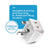 UK, England Travel Adapter - Type G - Ultra Compact (CT-7, 3 Pack) Ceptics