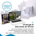 European Travel Adapter - Type C - Ultra Compact (CT-9C, 3 Pack) Ceptics