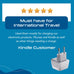 European Travel Adapter - Type C - Ultra Compact (CT-9C, 3 Pack) Ceptics