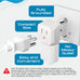 African Travel Adapter Set - Type M, G, E/F - 3pcs (CT-AF-SET) Ceptics