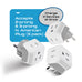European Travel Adapter Set - Type E/F, G, C - 3pcs (CT-EU-SET) Ceptics