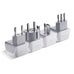 European Travel Adapter Set - Type C, E/F, G, L - 4pcs (CT-EU-4SET) Ceptics