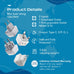 European Travel Adapter Set - Type C, E/F, G, L - 4pcs (CT-EU-4SET) Ceptics