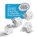 European Travel Adapter Set - Type C, E/F, G, L - 4pcs (CT-EU-4SET) Ceptics