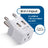 South Africa Travel Adapter - Type M - Dual USB (CTU-10L) Ceptics