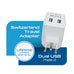 Switzerland Travel Adapter - Type J - Dual USB (CTU-11A) Ceptics