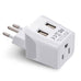 Brazil Travel Adapter - Type N - Dual USB (CTU-11C) Ceptics