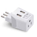 Italy Travel Adapter - Type L - Dual USB (CTU-12A) Ceptics