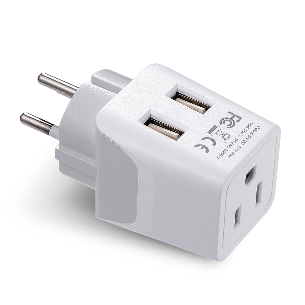 Israel, Palestine Travel Adapter - Type H - Dual USB (CTU-14) Ceptics