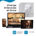 Israel, Palestine Travel Adapter - Type H - Dual USB (CTU-14) Ceptics