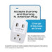 Japan, Philippines Travel Adapter - Type A - Dual USB (CTU-6) Ceptics