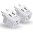UK, England Travel Adapter Plug with Dual USB - Type G - 2 Pack (CTU-7) Ceptics