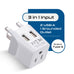 UK, England Travel Adapter - Type G - Dual USB (CTU-7) Ceptics