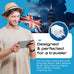 UK, England Travel Adapter Plug with Dual USB - Type G - 2 Pack (CTU-7) Ceptics