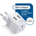 European Travel Adapter - Type C - Dual USB (CTU-9C) Ceptics